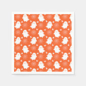 Serviette En Papier Fantômes mignons | Araignées | Spider Webs Hallowe (Devant)