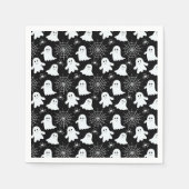 Serviette En Papier Fantômes mignons | Araignées | Spider Webs Hallowe (Devant)