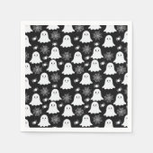 Serviette En Papier Fantômes mignons | Araignées | Spider Webs Hallowe (Devant)