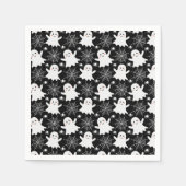 Serviette En Papier Fantômes mignons | Araignées | Spider Webs Hallowe (Devant)
