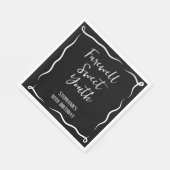 Serviette En Papier Farewell Sweet Youth Scribble Frame 30e anniversai (Coin)