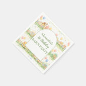 Serviette En Papier Farm Animals Barnyard 1st Birthday (Coin)