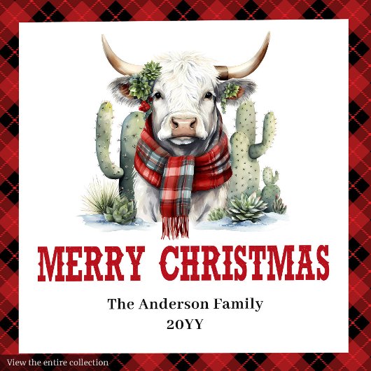 Serviette En Papier Farmhouse Christmas napkins buffalo plaid style