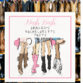 Serviette En Papier Fashion dessinée à la main pour l'enterrement de v