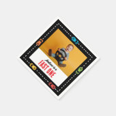 Serviette En Papier Fast One Boys Photo Anniversaire (Coin)