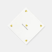 Serviette En Papier faux coeur de golf amour (Coin)