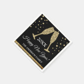 Serviette En Papier Faux Gold Foil 2019 du Nouvel An (Coin)