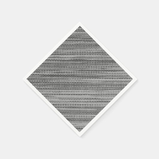 Serviette En Papier Faux Gray Fabric (Coin)