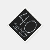 Serviette En Papier Faux Rhinestone 40e anniversaire (Coin)