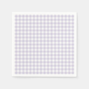 Serviette En Papier Faye et Lauren Carreaux Violet Pastel