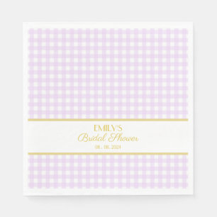 Serviette En Papier Faye et Lauren Lumière Violet Célébration