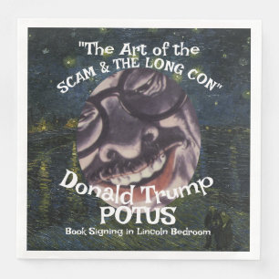 Serviette En Papier FBI ICE CBP Trump POTUS Arnaque Livre Signer 10
