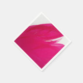 Serviette En Papier Feathery Fuschia (Coin)