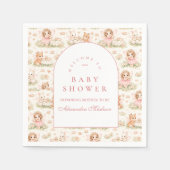 Serviette En Papier Fée de conte de fées Baby Shower (Devant)