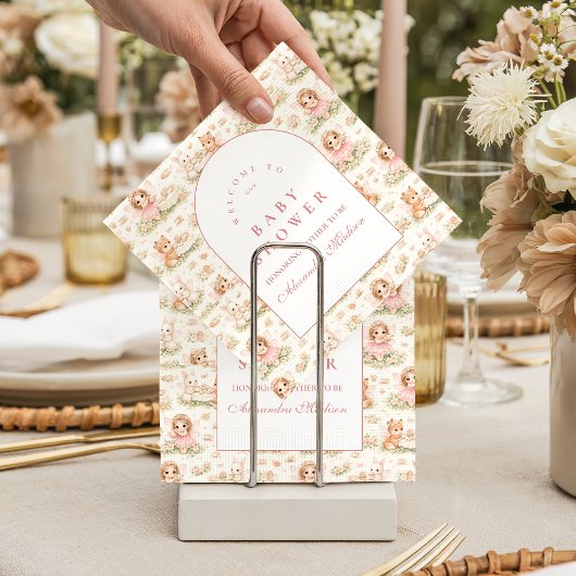 Serviette En Papier Fée de conte de fées Baby Shower