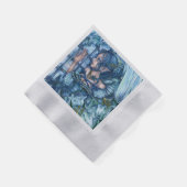 Serviette En Papier Fée de givre vue d'un hiver saphir (Coin)