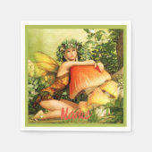 Serviette En Papier Fée des champignons Thunder_Cove (Devant)