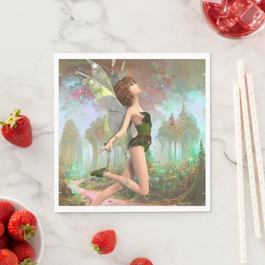 Serviette En Papier Fée forestière (En situation)