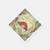 Serviette En Papier Fée magique de la forêt d'automne | Anniversaire (Coin)