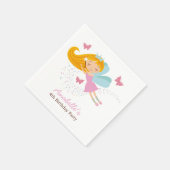 Serviette En Papier Fée mignonne Princesse Filles Anniversaire (Coin)