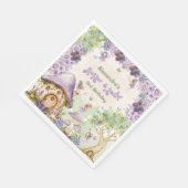 Serviette En Papier Fée Papillon de la Mûre 3e Anniversaire (Coin)