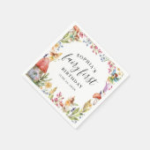 Serviette En Papier Fée Premier anniversaire 1er anniversaire Papier N (Coin)