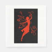 Serviette En Papier Fée rouge (Devant)