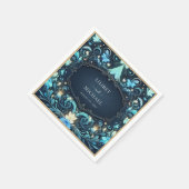 Serviette En Papier Fée Sauvage Enregistrer la Date Conte de Fées Écla (Coin)