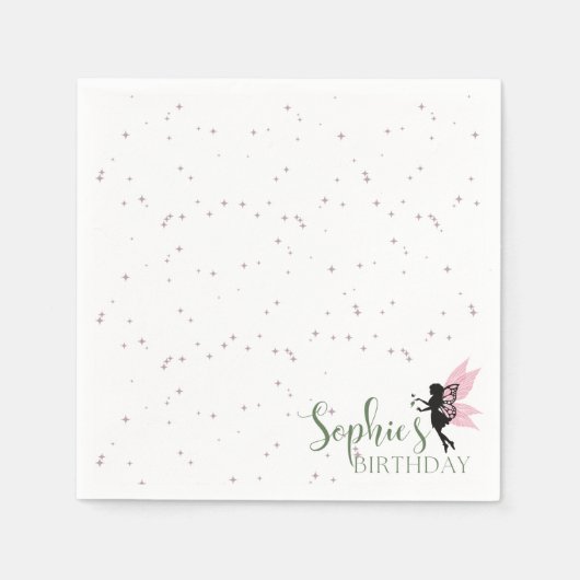 Serviette En Papier Fée Whimsical (Devant)