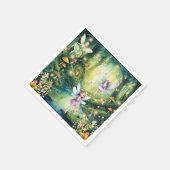 Serviette En Papier Fées de forêt enchantées Filles Anniversaire (Coin)