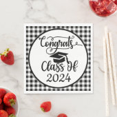 Serviette En Papier Félicitations à la promotion 2024 (En situation)