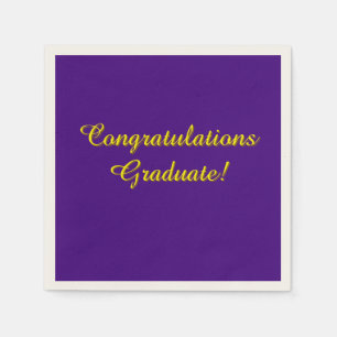 Serviette En Papier Félicitations aux diplômés