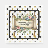 Serviette En Papier Félicitations aux diplômés (Devant)