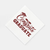 Serviette En Papier Félicitations diplômés (Coin)