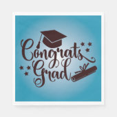 Serviette En Papier Félicitations Grad (Devant)