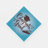 Serviette En Papier Félicitations Grad (Coin)