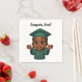Serviette En Papier Félicitations Grad (En situation)