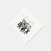 Serviette En Papier Félicitations Grad Année Faux Parties scintillant  (Coin)