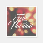 Serviette En Papier Feliz Navidad (Devant)
