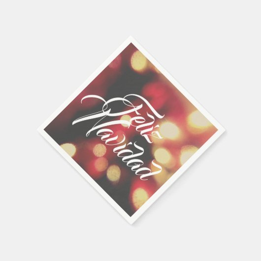 Serviette En Papier Feliz Navidad (Coin)