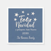 Serviette En Papier Feliz Navidad y próspero Año Nuevo (Devant)