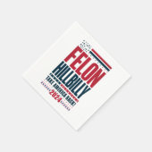 Serviette En Papier Felon Hillbilly 2024 Trump Vance 2024 Election (Coin)