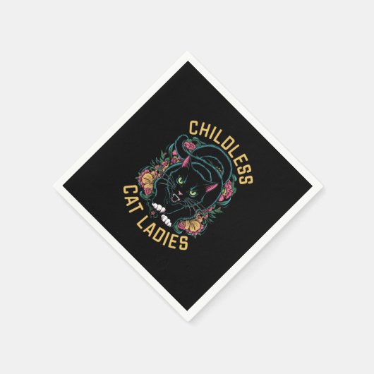 Serviette En Papier Feminist Cat Ladies 2024 (Coin)