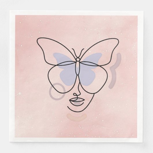 Serviette En Papier Femme (Devant)