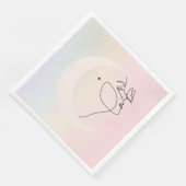 Serviette En Papier Femme (Coin)