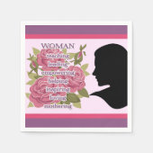 Serviette En Papier Femme (Devant)