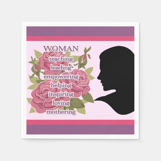 Serviette En Papier Femme (Devant)