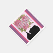 Serviette En Papier Femme (Coin)