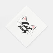 Serviette En Papier femme de chat (Coin)
