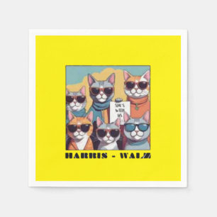 Serviette En Papier Femme de chat sans enfant dames de chat sans enfan